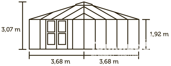 Теплица Juliana Oasis Aluminium